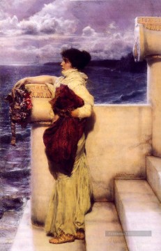 Héros 1898 romantique Sir Lawrence Alma Tadema Peinture à l'huile